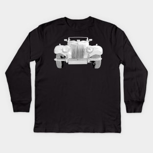 1950s MG TF 1500 classic car Kids Long Sleeve T-Shirt
